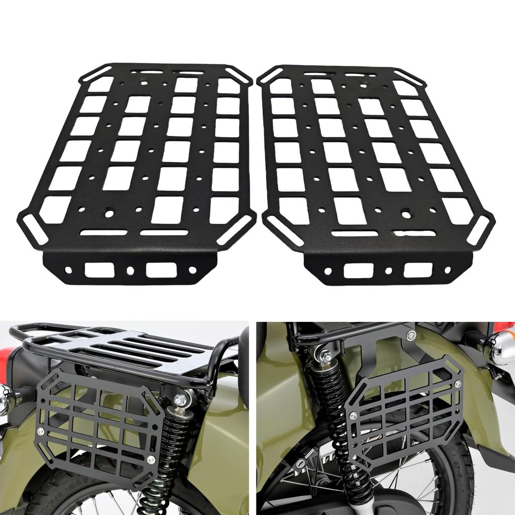Yoothi Compatible Honda Cross Cub 110 Side Bag Supports and for CC110 Black G-Craft (Left Right) (JA45/JA60)