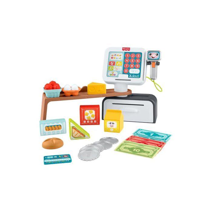 Caisse enregistreuse jouet - Fisher-Price - Plus de 150 chansons - 20 accessoires - Smart Stages - Multilingue