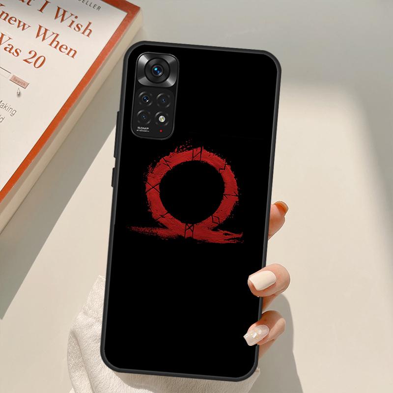 Funda de God of War Para Xiaomi Redmi Note 11 Pro 8 9 11S 10S 9S Note 10 Pro Cubierta Para Redmi 10 10C 9A 9C