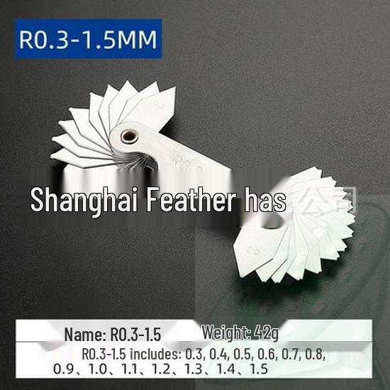 High-Precision Stainless Steel Feeler Gauge: 0.02-1.0mm Valve Clearance & Thickness Adjustment Tool