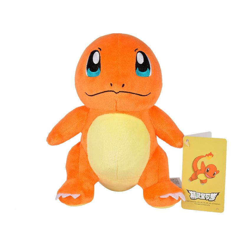 HQ Gengar Plush Toys Pikachu Stuffed Doll For Kids Charmander Bulbasaur Squirtle Psyduck Eevee Snorlax Lapras Xmas Gift