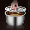 Bacon Grease Container with Strainer 1.34/2.5L Stainless Steel Oil Container Heavy-Duty Butter Melting Pot for Frying Grease Storage Essential