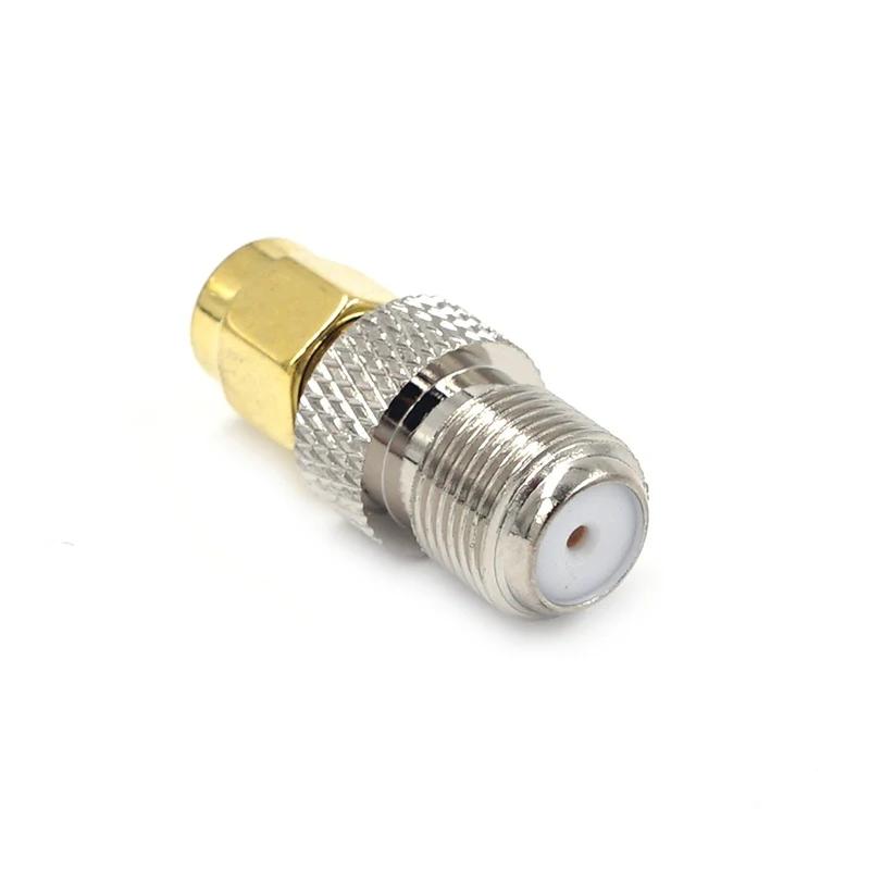 2pcs/Group SMA Male Turn F Female Copper RF Conversion Head Smaj/FK SMA Internal Thread Inner Needle Turn F External Thread Inn