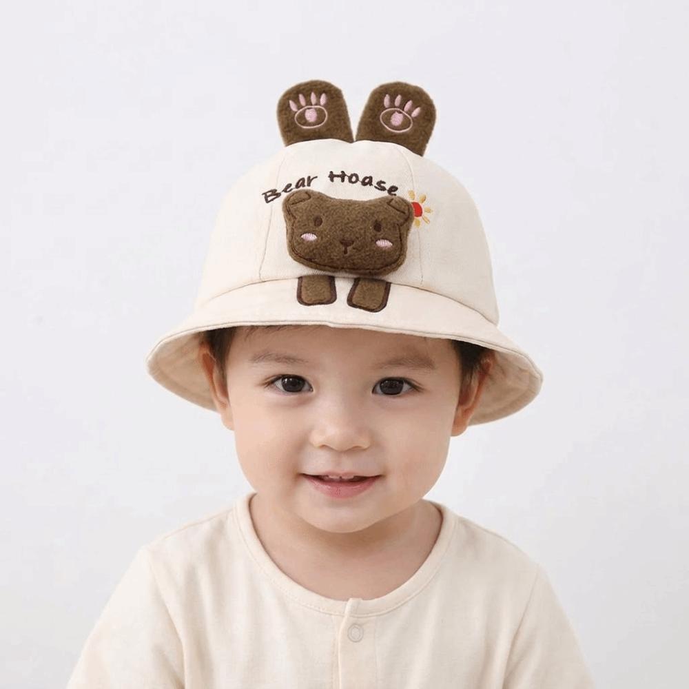 Cartoon Animal Baby Bucket Hat UV Protection Kids Sunshade Cap UV Protection Hat Children Wear