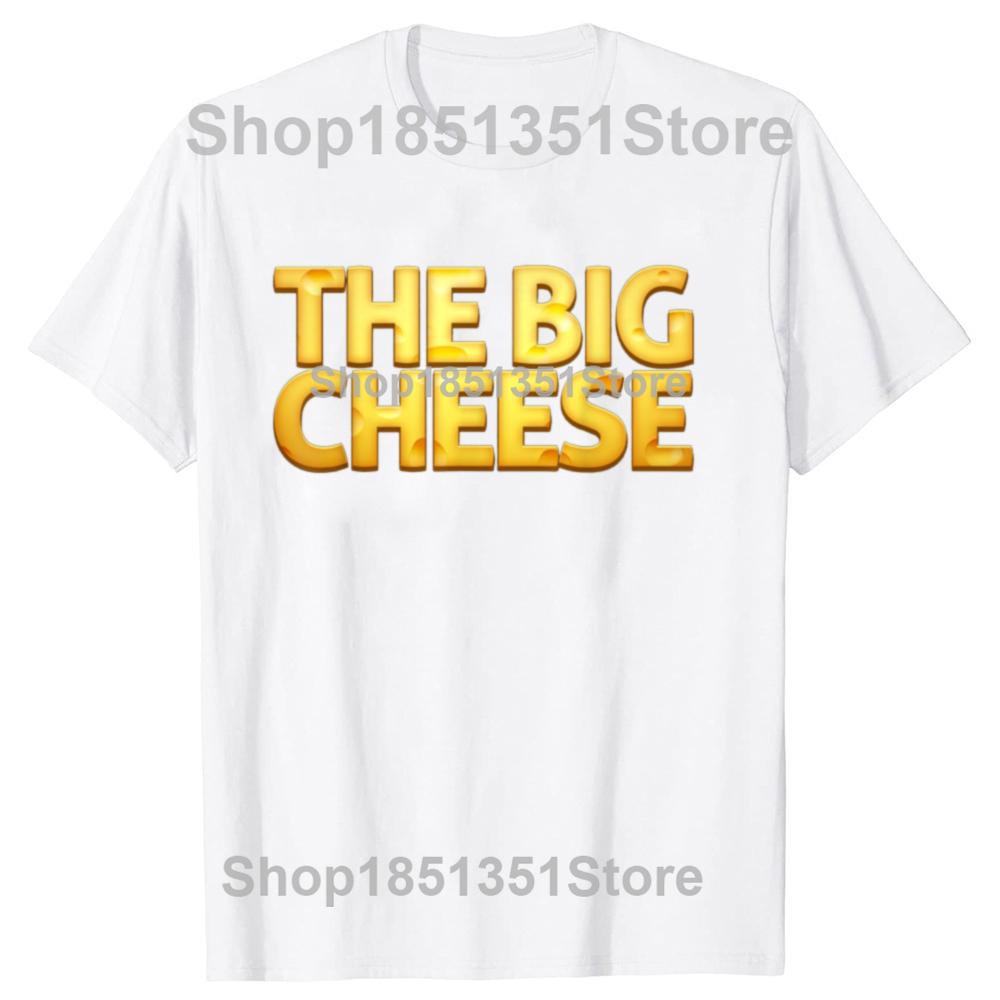 The Big Cheese Funny Birthday Gift For Vegan Fiend Graphic Tshirts Men Womens Fashion Casual Cotton Loose Oversized T Shirt