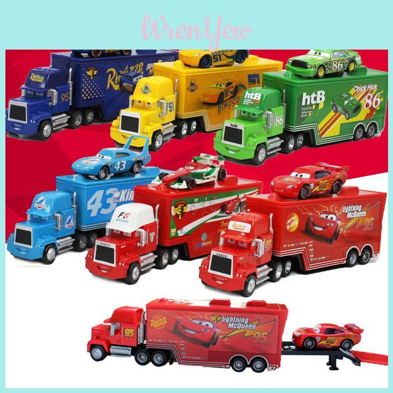 Stylish Racing Cars Mc Uncle Mcqueen Roadblock Cool Sister 95 Cargo Car Perfect For Toy Enthusiasts