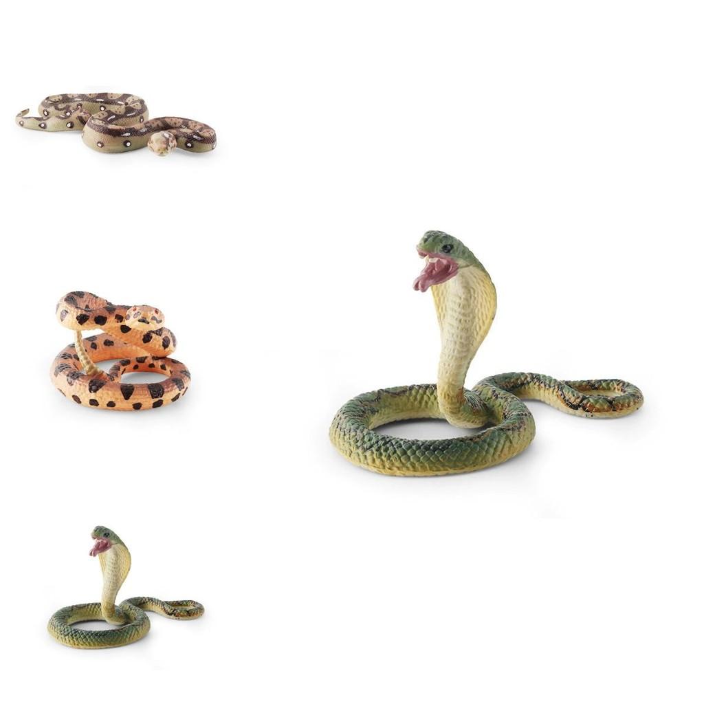 Serpent Static Model Collection Decorative Toy For Home Decor Gift