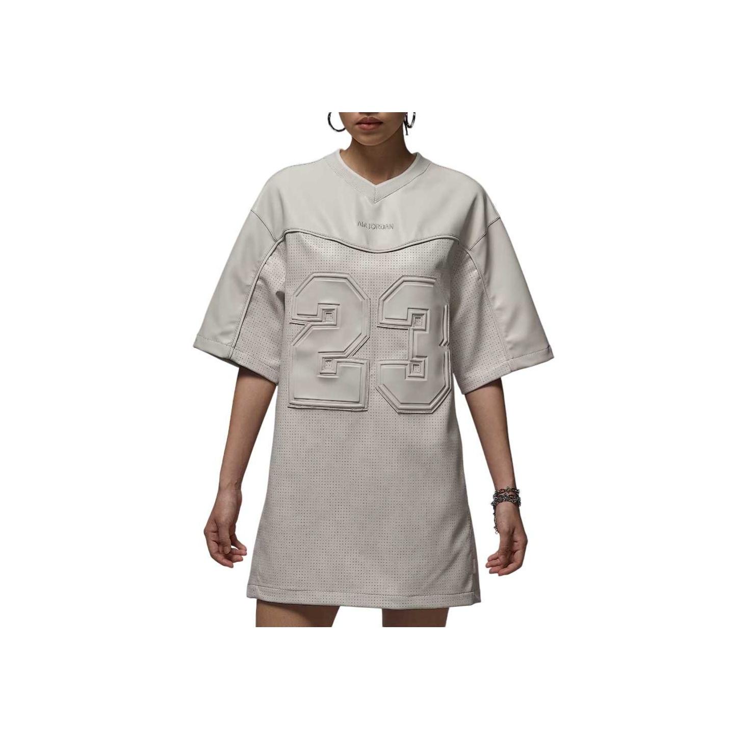 

Jordan Воздушное Удобное Универсальное Модное Простое Платье с Коротким Рукавом Женские платья HQ9185-104 S