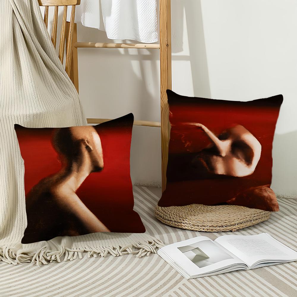 M-Maruja Pain To Power Pillow Case Home Cushion Cover Suitable For Office Sofa Car Suitable For All Seasons