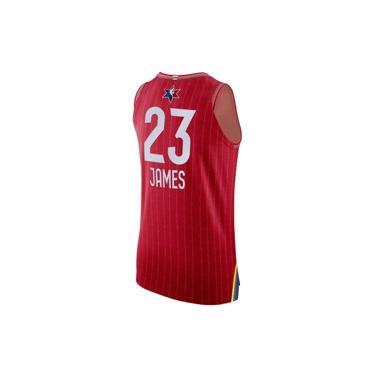 Nike NBA All-Star Edition Authentic Jersey 2020 Lebron James Men Tops University-Red CJ1037-657
