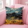 PPollock Cushion Cover Pillow Case Soft Friendly Fabric  Concealed Zipper