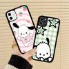 Cute P-Pochacco Phone Case For iPhone 17 Pro 16 Plus 16 Pro Max 15 14 13 12 11 PC+TPU Back Cover