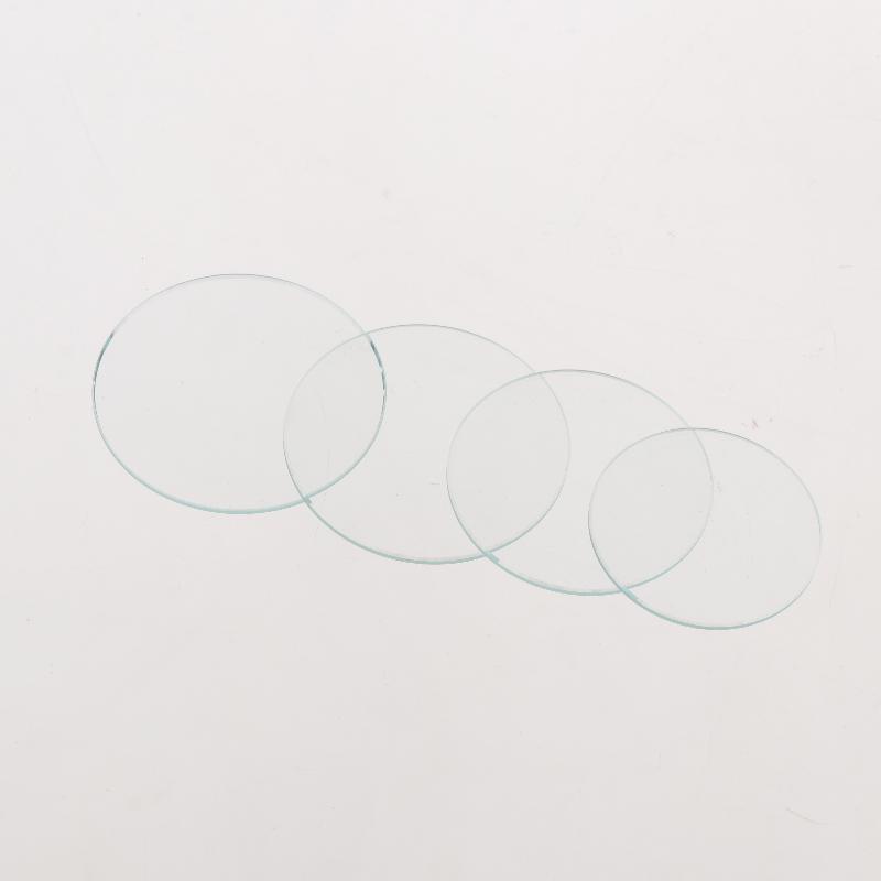 Watch Crystal Glass Lens 2Pcs 1mm Thick Round 27mm To 38.5mm Transparent Replacement for Watch Repair & DIY Projects
