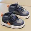 Children's sports shoes 2025 spring and autumn boys' casual board shoes high-top girls' bread shoes dopamine baby dad shoes