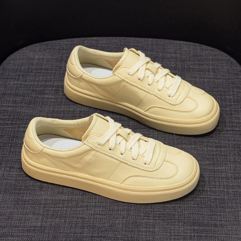 Yellow casual women's new women's shoes sports versatile trendy four-season single shoes board shoes