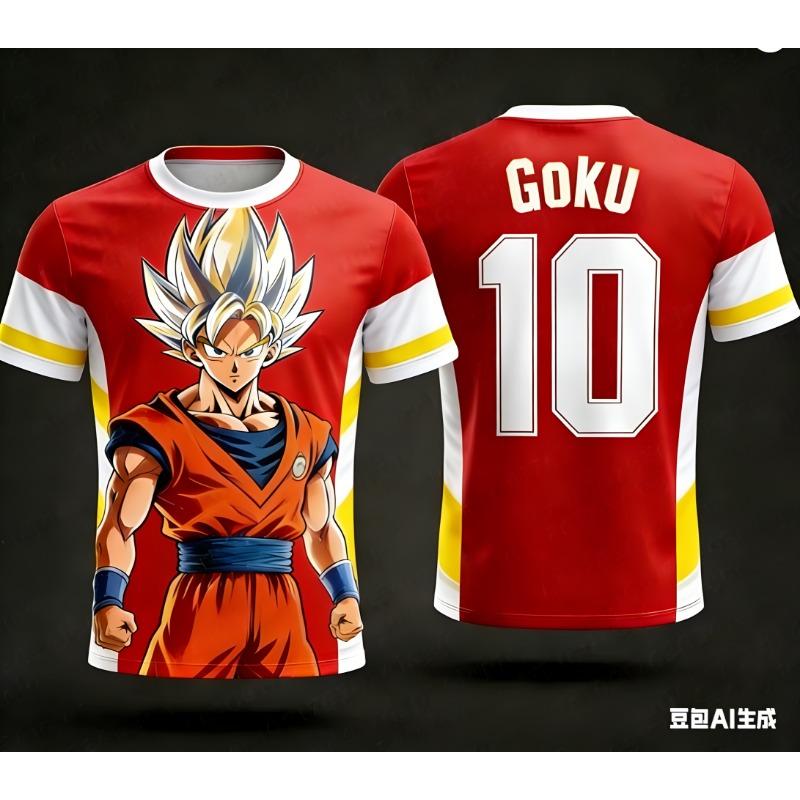 Super Fashion Dragon Ball Official 3D Print T-Shirt Casual Quick Dry Adults S-6XL Goku Vegeta Buu 4XL
