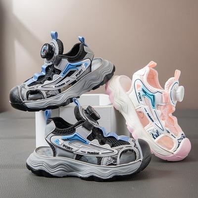 Mädchen Sandalen mit geschlossenem Zeh Sommer Kinder Strandschuhe Neue Cartoon Kinder Schuhe Rutschfeste Weiche Sohle Mädchen Prinzessin Schuhe
