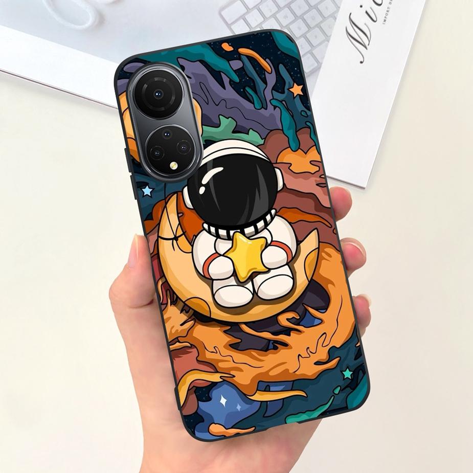 For Honor X7 X7a X7b Case Cute Astronsauts Cartoon Cover Soft TPU Phone Case For Honor X7a X 7 b HonorX7 HonorX7a HonorX7b Shell