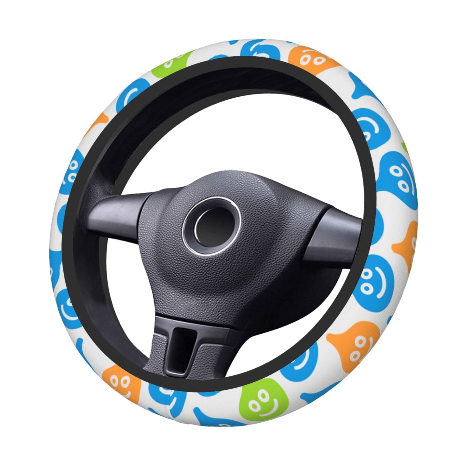 

Steering Wheel Cover - Slime Dragon Quest Car Steering Wheel Cover, Extendable Handle, Anti-Slip, Free Size