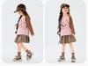 Dudu Family Spring Kids' Cartoon T-Shirt, 100% Pure Cotton, Soft & Skin-friendly, Ideal for Back to School.