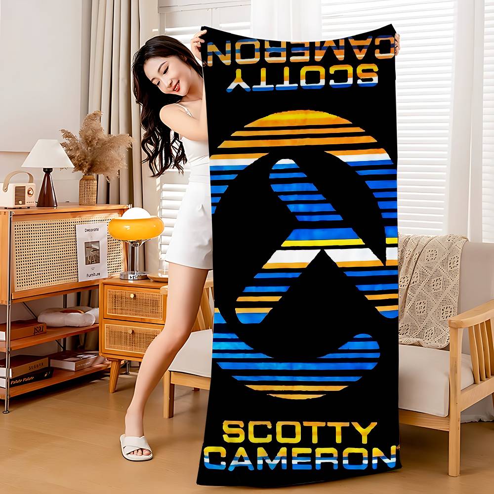 Golf S-Scotty C-Camerons Microfiber Blanket Quick Drying Beach Towels Oversized Printing Super Absorbent Pool Towel Blanket