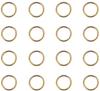 Brass Open Jump Rings, Round, Golden, 10x1mm, 18 Gauge, About 8mm Inner Diameter, About 260pcs/bag