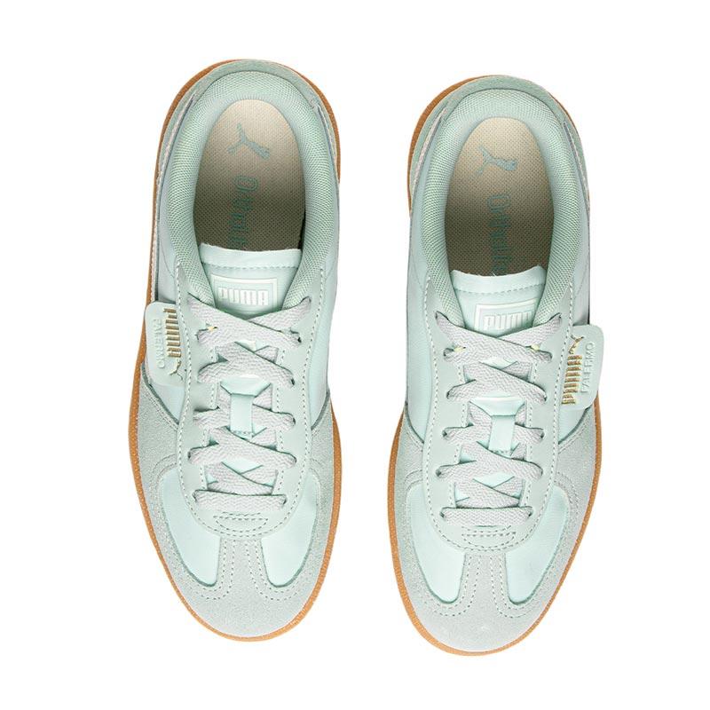 Puma Palermo CN Nylon Fashion Comfortable Thin Sole Wear-Resistant Low-Top Sneakers Unisex Sneakers Gray Blue 403953-03