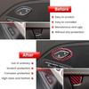 Carbon Fiber Door Lock Switch Button Glove Box Handle Switch Cover Trim for Chevrolet Corvette C7 Z06 Z51 ZR1 Stingray Grand Sport 2014 2015 2016