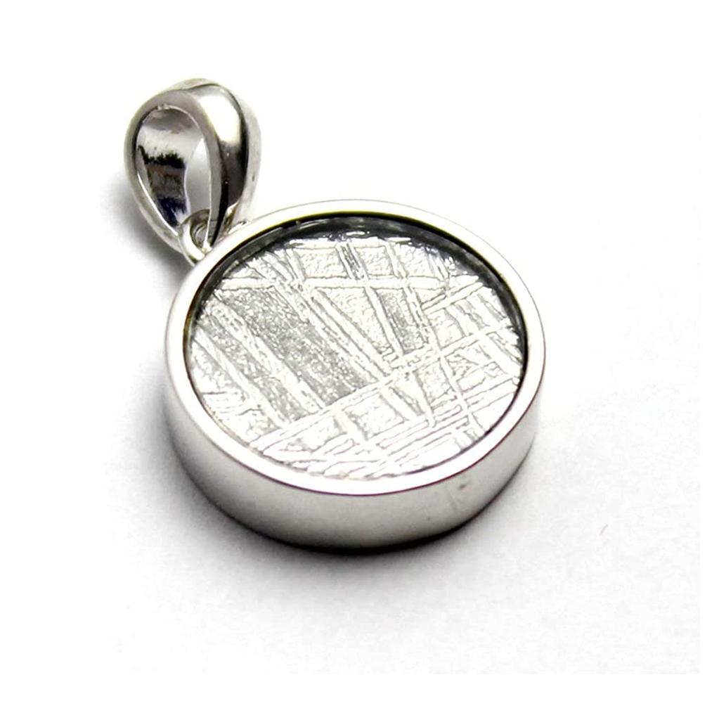 [World Accessories Carmelo] Tree of Life Gibeon Meteorite Sacred Geometry Tree of Life Silver Pendant (Silver)