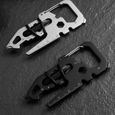 1pc Outdoor Multifunctional Folding Maintenance Tool EDC Portable Bottle Opener Camping Tool Keychain Art Knife