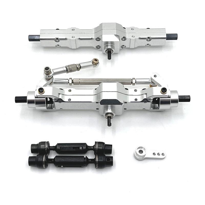 Naughty Dragon RC Car Metal Upgrade Front & Rear Axle Drive Shaft (1/10 C74, 1/16)