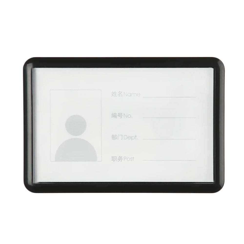 

Tags Office School Business Work Card Card Bag ID Badge Holder Badge Case Card Holder With Pin Clip чёрный