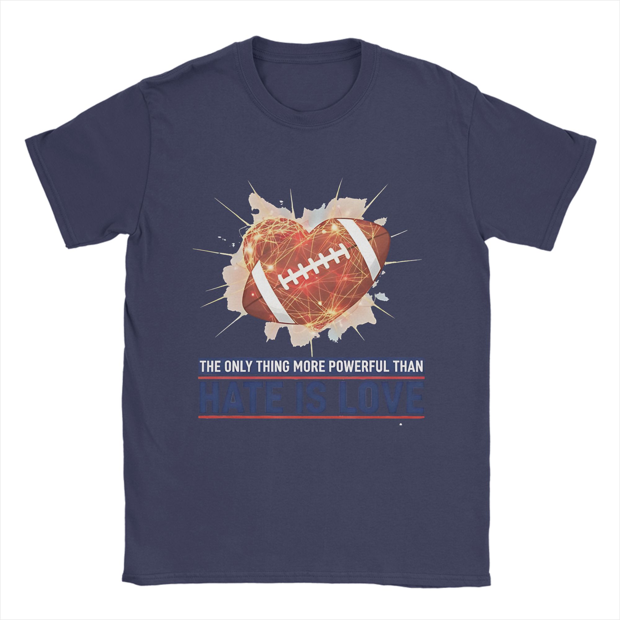 

The Only Thing More Powerful Than Hate Is Love 100 Cotton T Shirt For Unisex Beach T Shirts ONeck Tee Shirt Big Size Loose Tops 4XL