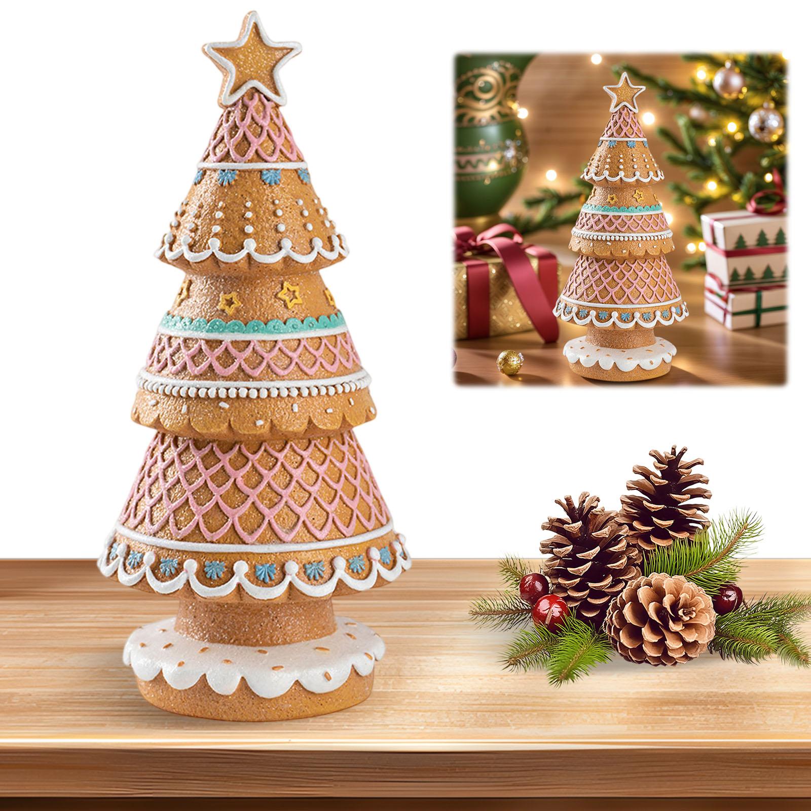 Gingerbread Xmas Tree Ornament Multi-Purpose Christmas Gingerbread Ornaments Gingerbread House Decoration for Festive Atmosphere China Mainland