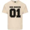 His Queen Funny Valentines Day Unisexs Light Cotton TShirt