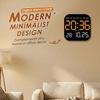 Digital Wall Clock LED Large Display Alarm Clock With Remote Control Timing Function For Home Living Room Office Bedroom Decor