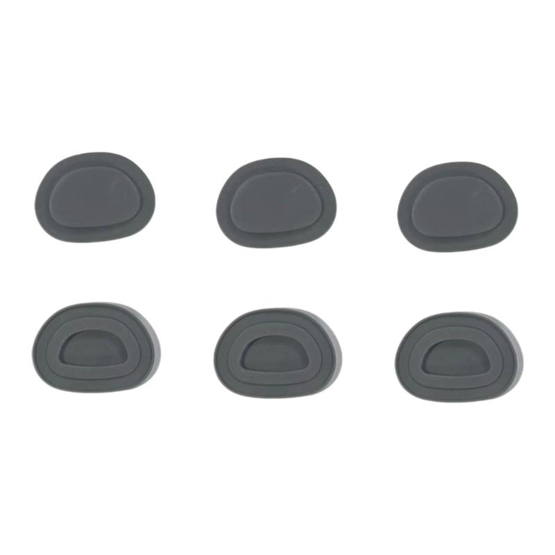 6Pieces Blender Lid Plug Set Spill Resistant Silicone Seals Flexible Lid Plug Suitable for 1.25inch Blender Accessories