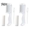 Scalp Applicator Comb 1/2Pcs Hair Oil Comb, Transparent Essence Dispenser Tool, Massage for Men Women Care Tool
