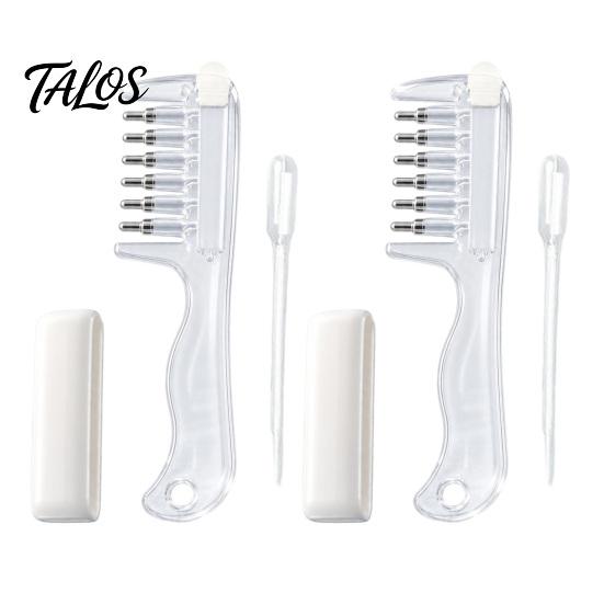 Scalp Applicator Comb 1/2Pcs Hair Oil Comb, Transparent Essence Dispenser Tool, Massage for Men Women Care Tool