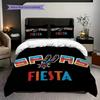 San Antonio Spurs Vivace Spirito di Squadra Set da Tre Pezzi(1 * copripiumino + 2 * federa, senza nucleo)Set biancheria da letto Morbido e confortevole