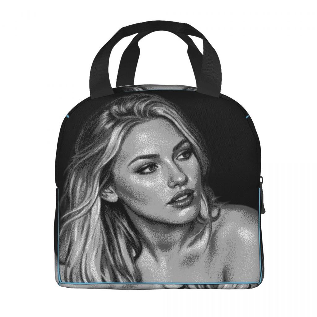 Freya Skye Singer Merch Insulated Lunch Bag For Office Food Container Leakproof Cooler Thermal Bento Box
