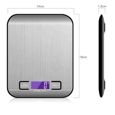 Stainless Steel High Precision P20 Kitchen Gram Scale - Electronic Household Baking Scale