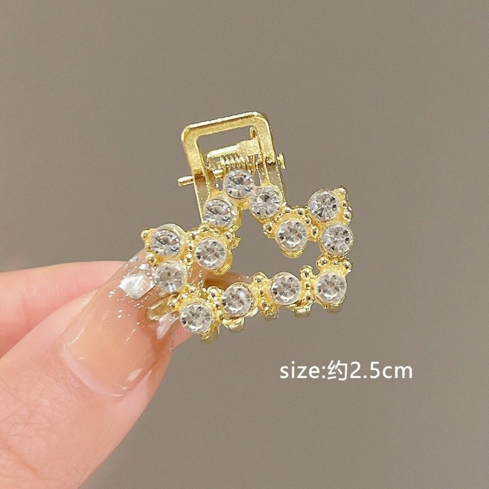 Pearl Pearl Hair Clip Alloy Crab Claw Clip New Mini Hair Hairpins