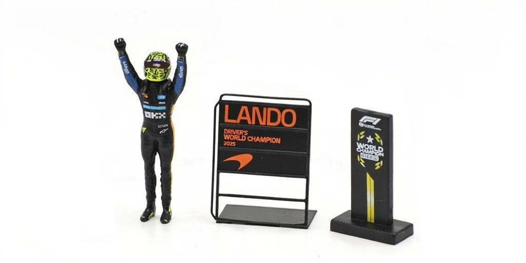 Model Art MINICHAMPS McLaren F1 Team MCL39 Lando Norris Abu Dhabi GP 2025 World Champion Finished Model 530258704 Paul's 1/64