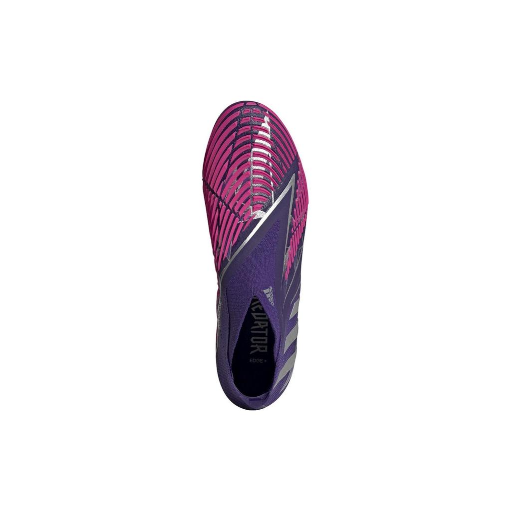 Adidas Predator Edge+ Low FG UEFA Champions League Men Sneakers Purple Team-College-Purple Silver-Metallic GV7381