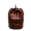 Soft-faced backpack bag women's 2025 new trendy fashion retro bucket bag casual large-capacity backpack