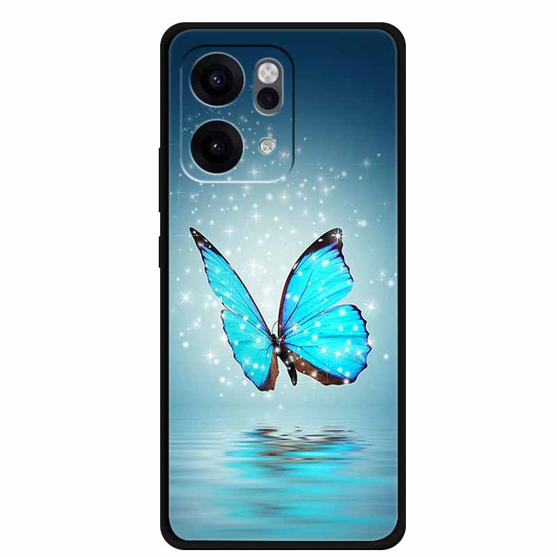 For Oppo Reno14 Pro 5G Case Animals Soft Silicone TPU Phone Cases Back Cover for Oppo Reno 14 Lion Shockproof Cool Wolf Capa
