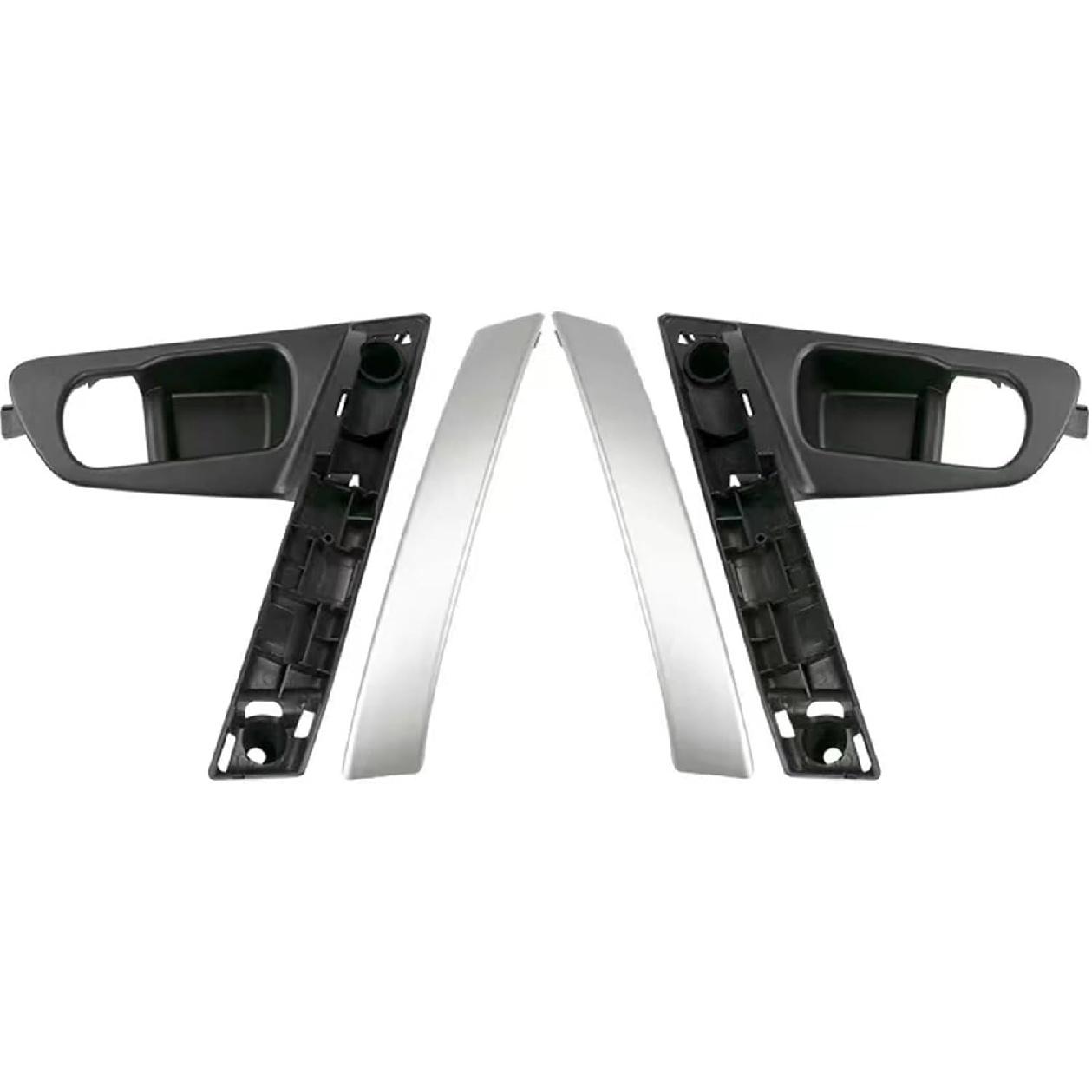 

Car Inner Door Handle Interior Trim Cover Accessories Switch Control Panel Compatible for Nissan Qashqai J10 2007-2015(Silver) серебряный