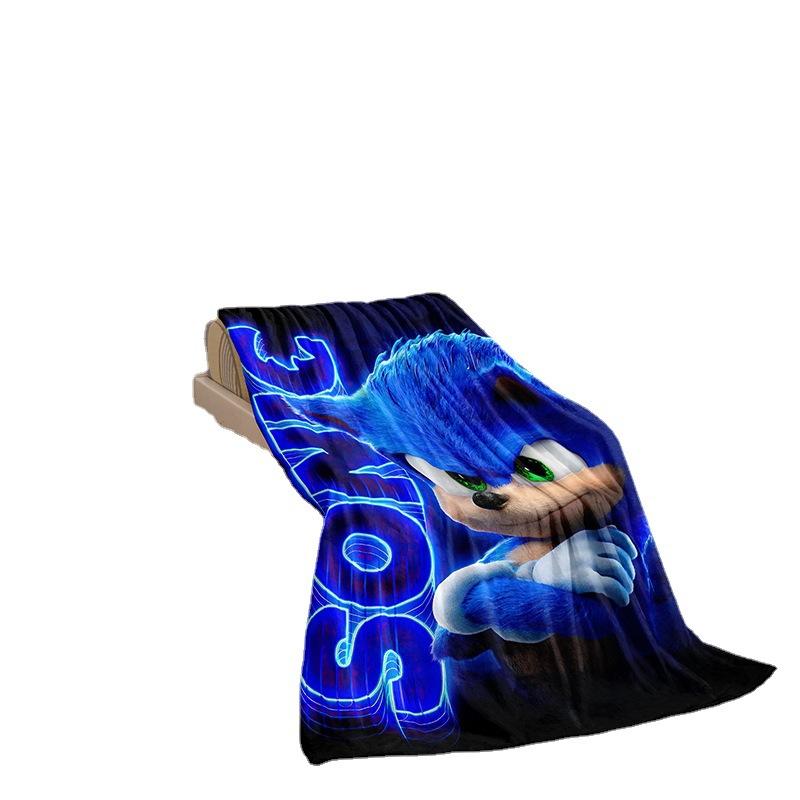 Cartoon Sonic Series Double-Sided Flannel 3D Digital Printing Blanket Blanket