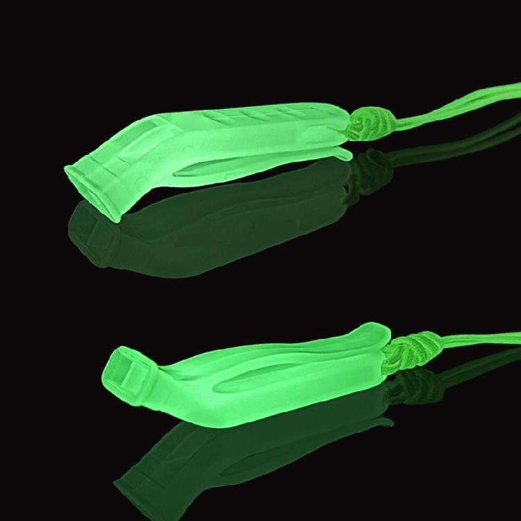 Adjustable Strap Safety Pennywhistle High Pitched Survival Gadget for Camping Hiking Weatherproofs Plastic Construction